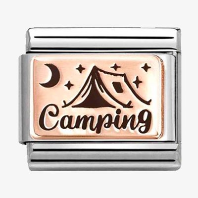 CLASSIC Rose Gold Camping Charm