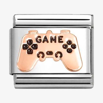 CLASSIC Rose Gold Game Controller Charm