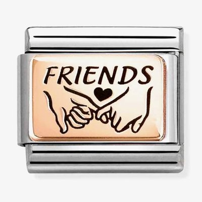 Nomination Composable Classic Rose Gold Friends Pinkie Promise Charm 430111/33