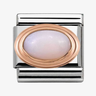 CLASSIC Rose Gold Pink Opal Charm
