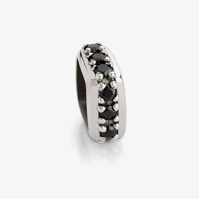Cubiamo Pavé Black Cube Charm