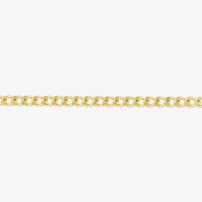 9ct Yellow Gold 16inch Fine Curb Chain