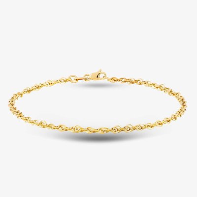9ct Yellow Gold 7.5 Inch Prince of Wales Chain Bracelet