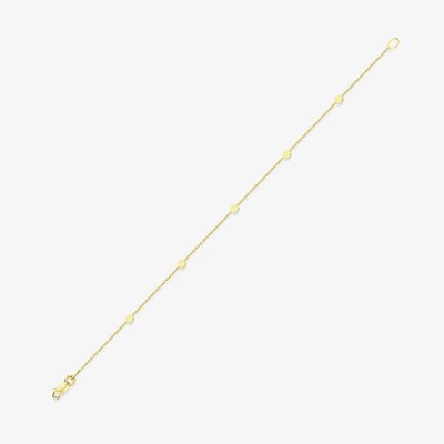 9ct Yellow Gold Multi Disc Bracelet