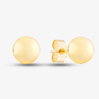 9ct Yellow Gold Ball Stud Earrings