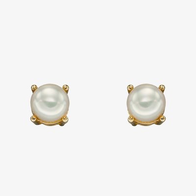 9ct Yellow Gold Freshwater Pearl June Birthstone Stud Earrings