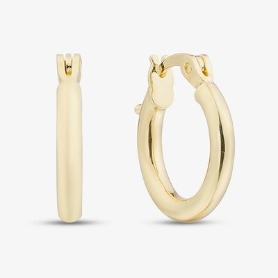 9ct Yellow Gold Small Huggie Hoop Earrings