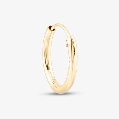 9ct Yellow Gold 13mm Sleeper Single Hoop Earring 1.53.9829 (1X SINGLE EARRING)
