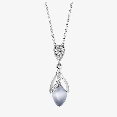 Magnolia Silver Small Pendant