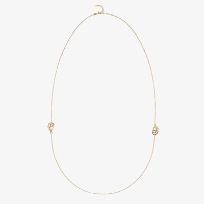 Serenity Opera Gold Plated Long Necklace