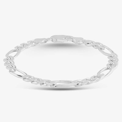 Sterling Silver 20cm Figaro Chain