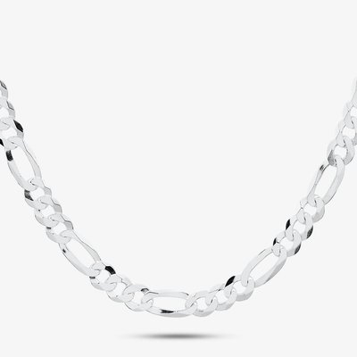 Silver 20 Inch Figaro Chain