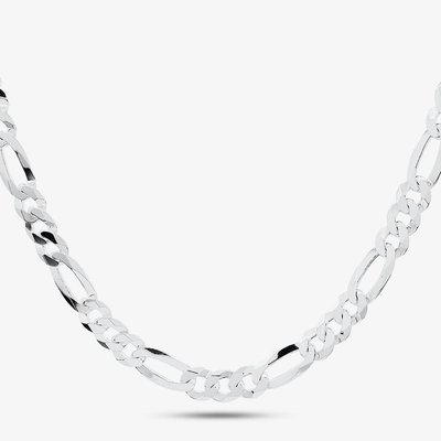 Silver 20 Inch Figaro Chain