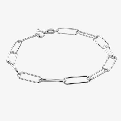 Silver Paperlink Chain Bracelet