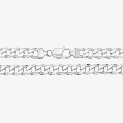 Sterling Silver 7 Inch Curb Chain Bracelet