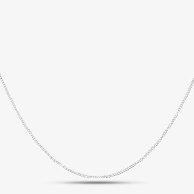 Sterling Silver 51cm Open Curb Chain Necklace