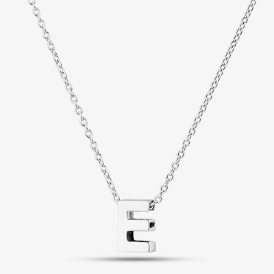 Sterling Silver E Initial Pendant CN2583EX11800R1