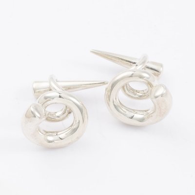 Silver Circle Cufflinks