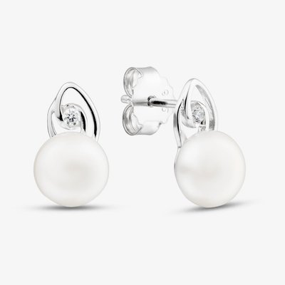 Sterling Silver Freshwater Pearl Stud Earrings AE25529Z-WFM/R