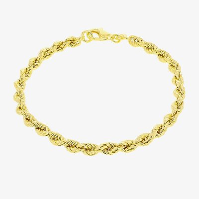 LUXE Silver Gold Plated 5mm Rope Chain Bracelet
