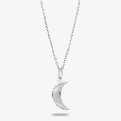 Rosa Lea Crescent Moon Necklace