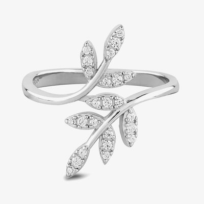 Rosa Lea Leaves Twist Ring