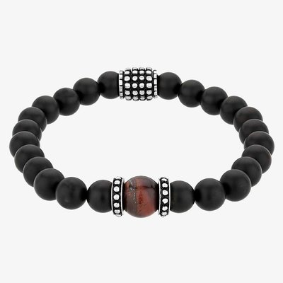 Bourne and Wilde Mens Tigers Eye Bead Bracelet UR06-03