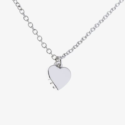 Ted Baker Hara Silver Finish Tiny Heart Pendant Necklace