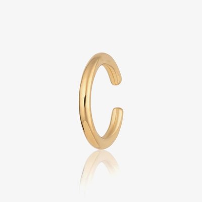 Scream Pretty 18ct Gold Plated Plain Single Ear Cuff Earrings