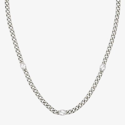 Gucci Interlocking Sterling Silver 50cm Necklace YBB84363000100U