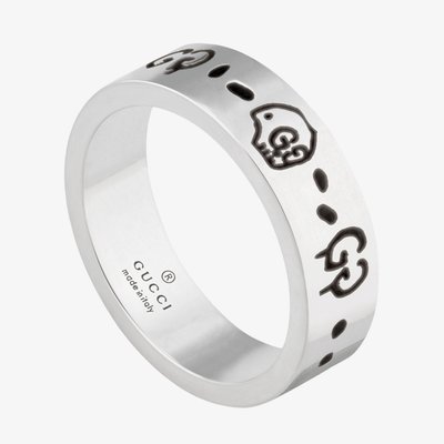 Gucci Ghost Silver 4mm Ring