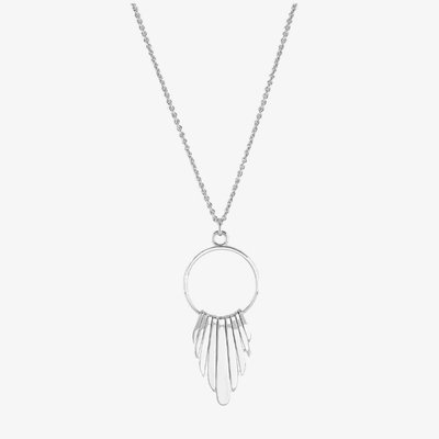 Lucy Quartermaine Sterling Silver Egyptian Temple Strand Pendant Necklace EP2