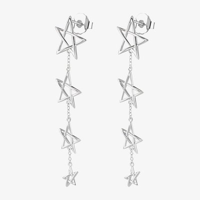 Lucy Quartermaine Sol Star Quarter Earrings LER5