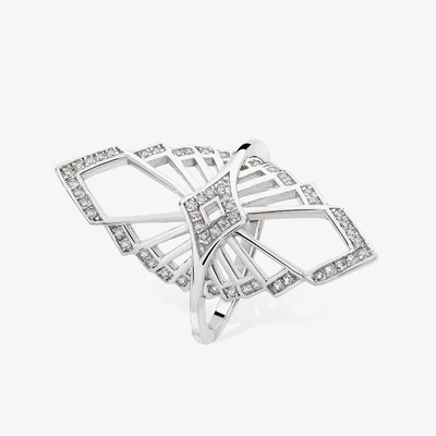 Lucy Quartermaine Silver Shard Fashion Ring ADER6EL T