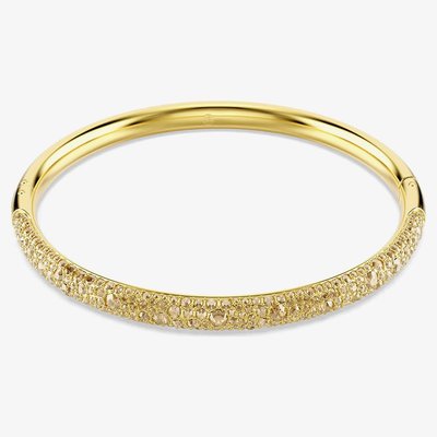 Swarovski Sublima Gold Tone Plated Snow Pave Bangle
