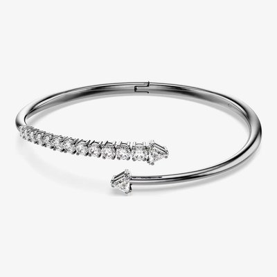 Swarovski Sublima White Zirconia Medium Open Bangle