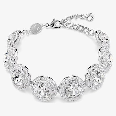 Swarovski Una Rhodium Plated White Crystal Bracelet