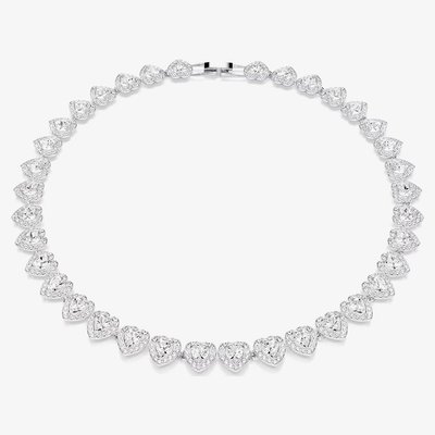 Ariana Grande X Swarovski Capsule White Crystal Heart Necklace 5720857