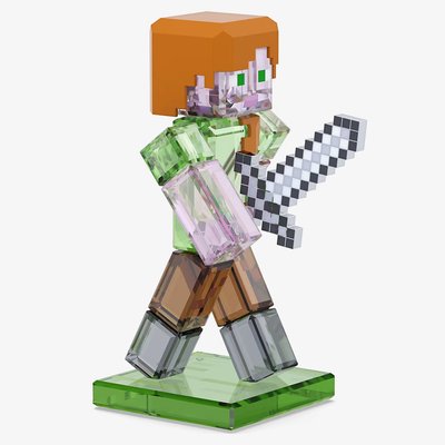 Swarovski Minecraft Alex Figurine