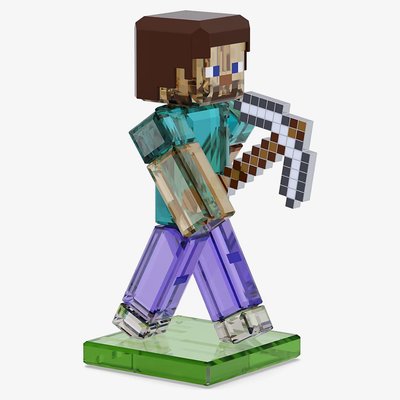 Swarovski Minecraft Steve Figurine