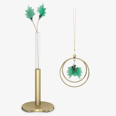 Swarovski Garden Tales Holly Leaves Set