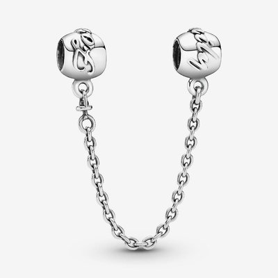 PANDORA Silver Family Forever 5cm Safety Chain