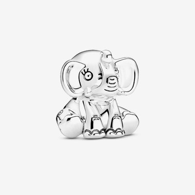 PANDORA Silver Ellie Elephant Charm