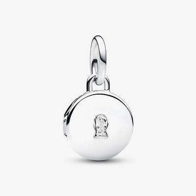 PANDORA Sterling Silver Cubic Zirconia Love Locket Charm