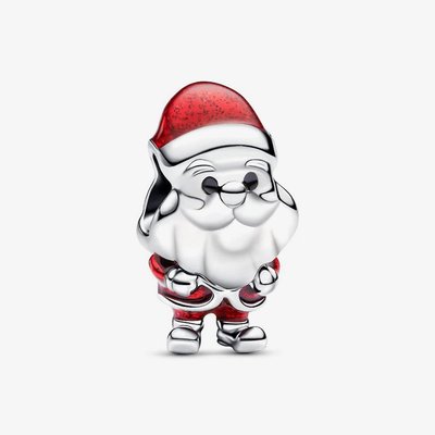 PANDORA Playful Santa Charm