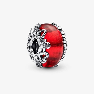 PANDORA Christmas Magic Red Murano Glass Charm 793597C00