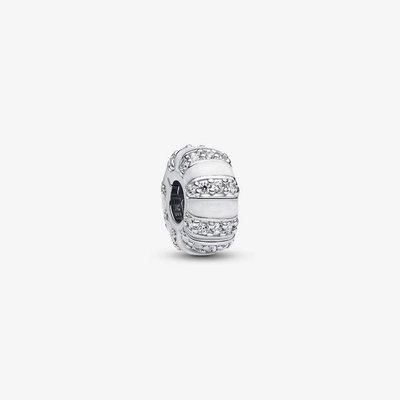 PANDORA Stone Set Enamel Clip Charm