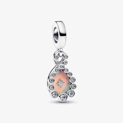 PANDORA Opalescent Infinity Double Dangle Charm