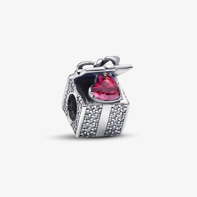 PANDORA Sparkling Gift Box Charm