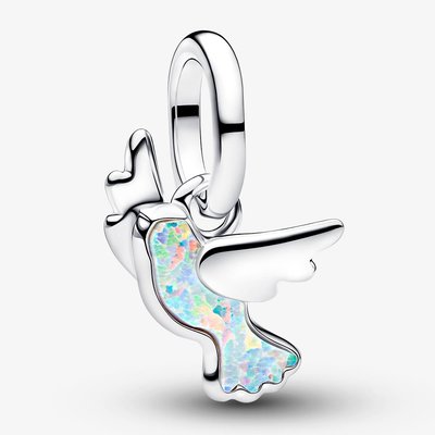 PANDORA ME White Dove Mini Dangle Charm